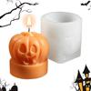 Pumpkin Silicone Candle Mold Halloween Pumpkin Crafts Plaster Resin Cement Mold Handmade Chocolate Cake Decoration Baking Tools