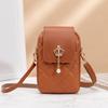 PU Leather Crossbody Phone Purse Single Shoulder Ladies Crossbody Bag Women Mini Bag  Ladies