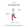 Original Charmscopper Creative Red Chili Pepper Beads Fit Charms Platabracelets For Women Jewelry Making Fine Gifts