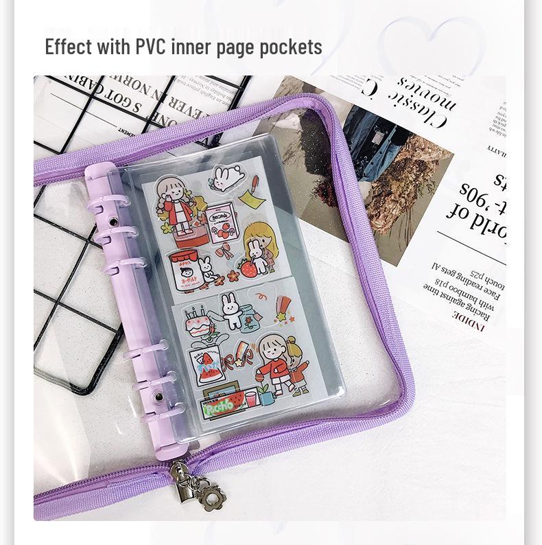 Korea Sterrenjagen Glitter Rits Map Journal - A5/A6
