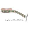 8 Yards Christmas Ribbon Xmas Ornament Fabric Decoration 1 Roll for Festive Bows
