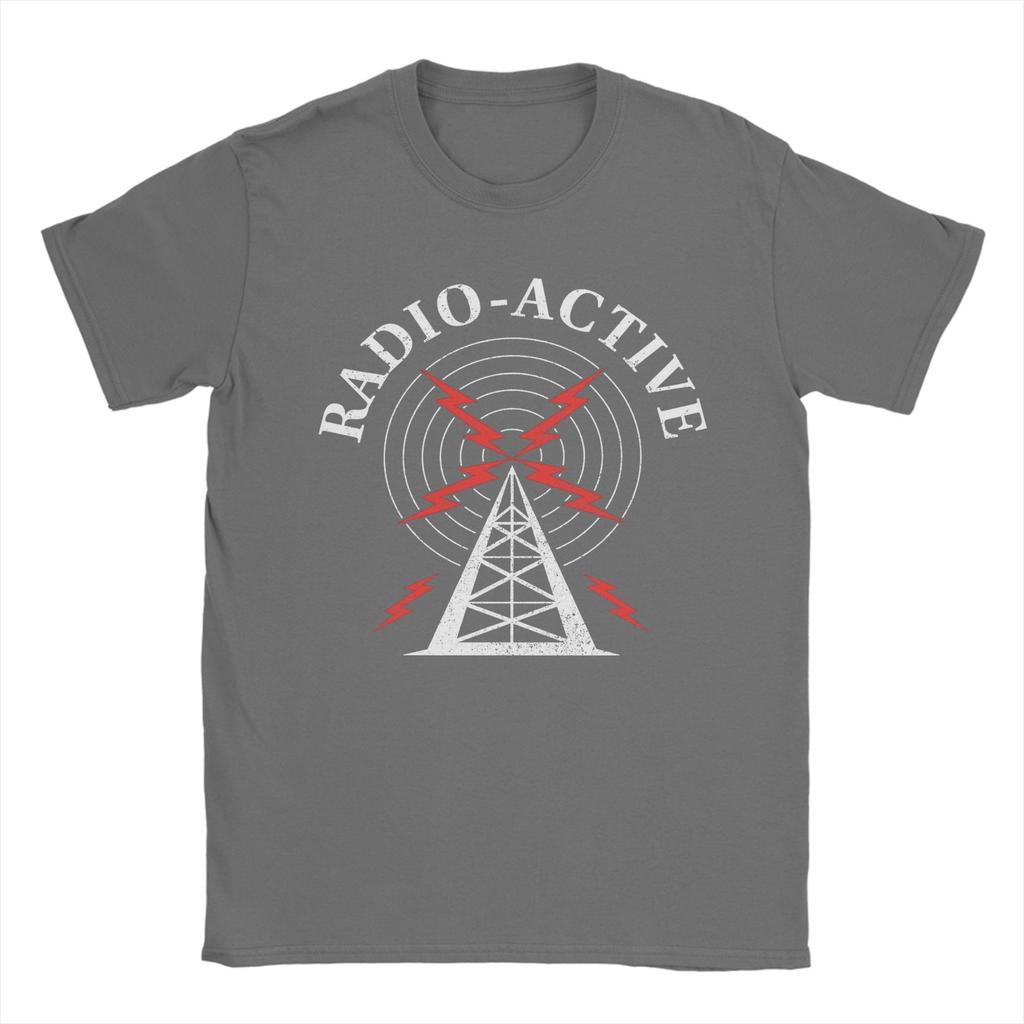 Unisex TShirts Amateur Radio Ham Radio Casual Cotton Tees Short Sleeve T Shirts Crew Neck Clothes Gift Idea