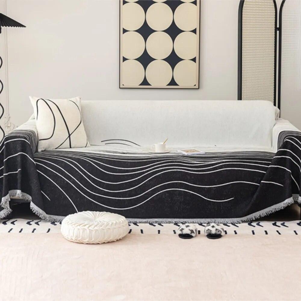 Luxury Sofa Towel Blanket for Living Room Chenille Non-slip Sofas Towel Couch Cover Corner Sofa Seat Pad Home Protection Covers
