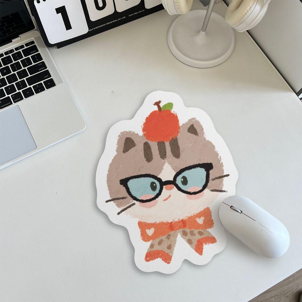 Cute Cat Cartoon Mouse Mat Anti-slip Girls Mousepad Creative Cute Mouse Pad Universal