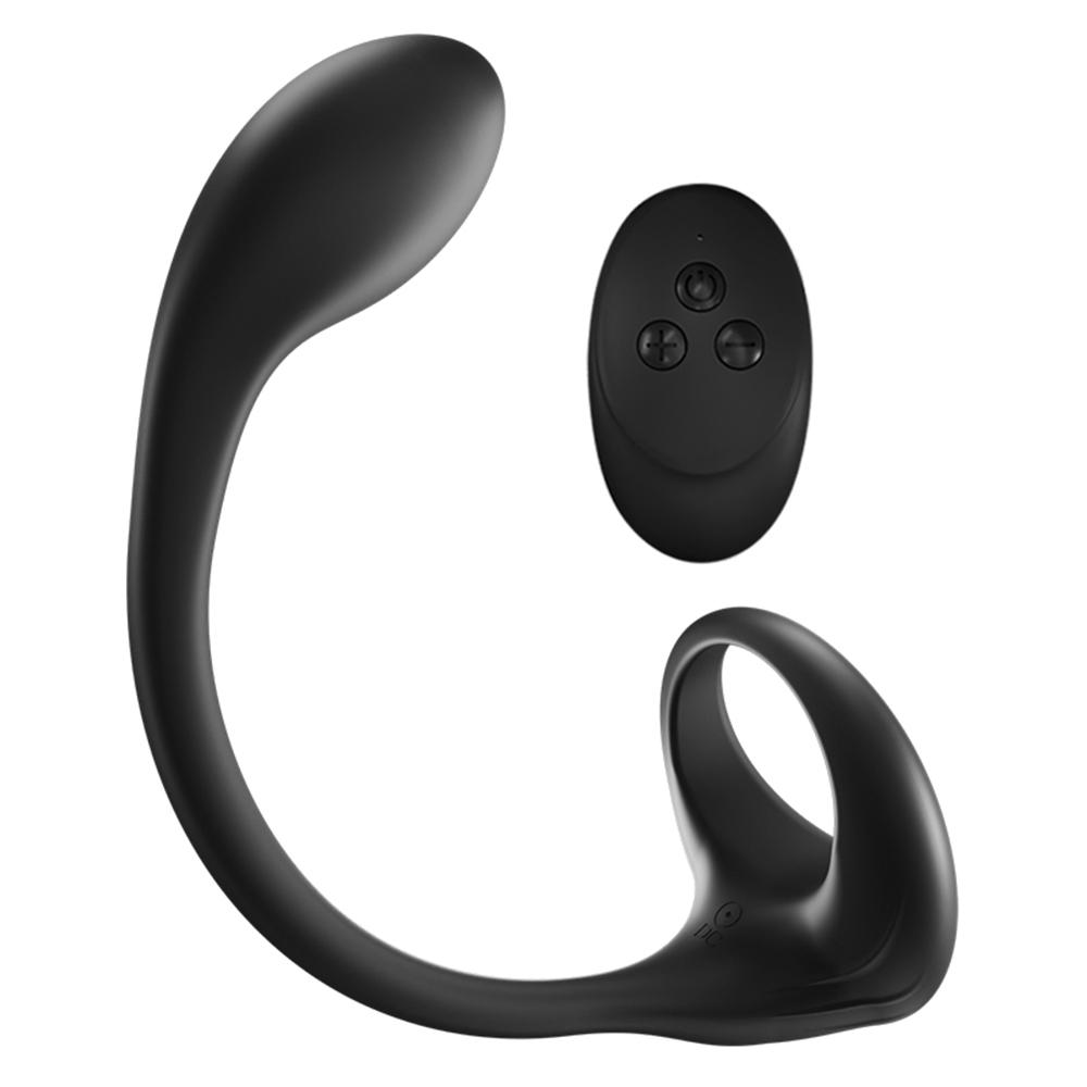 10speed Remote Control Vibration Sperm-locking Ring Delayed Ejaculation Cock Ring Anal Stimulator Anal Plug Sex Toys for Men Gay
