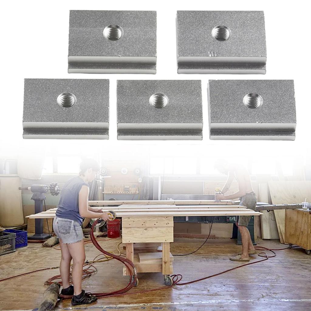 1.18x0.91x0.315inch T-track Slider Woodworking Tool Fastener T Slot Nut M6/M8 30*23*8mm Aluminum Alloy High Quality