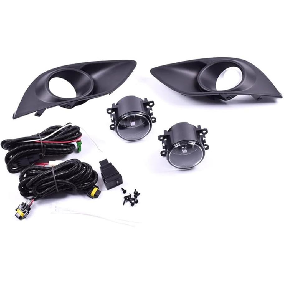 

1 Set Car LED Fog Light Assembly Halogen Front Bumper Light Wires Harness Switch for Suzuki Swift 2011 2012 2013 2014-Halogen Set Halogen Set