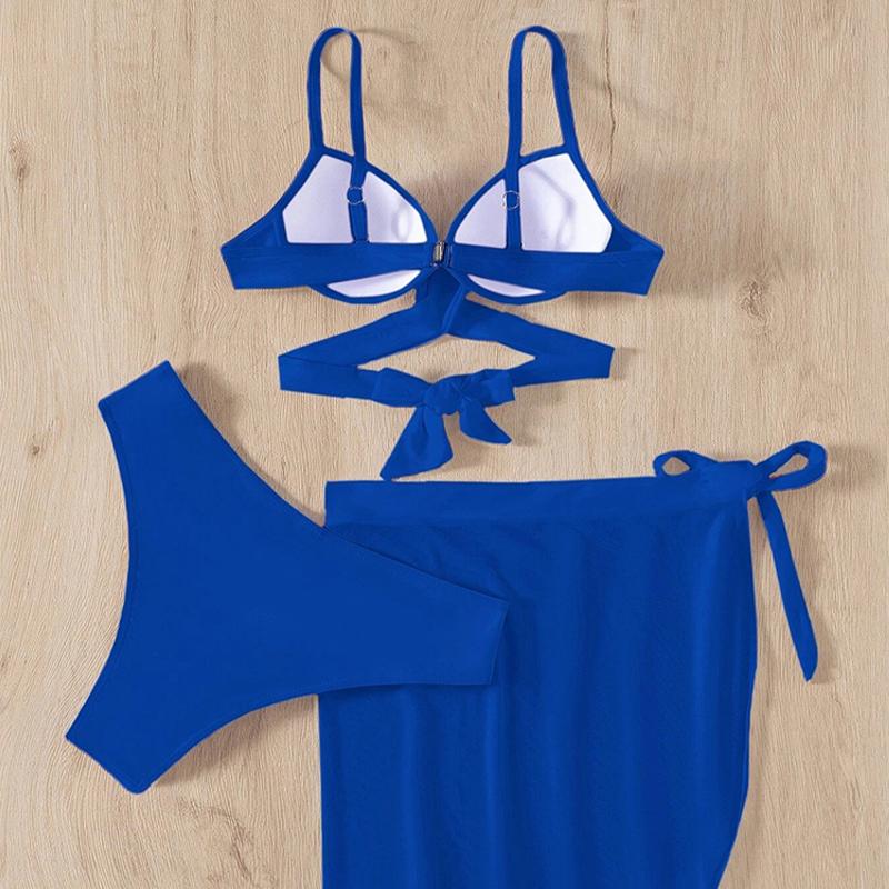 Μαγιό Γυναικεία Μαγιό Μπικίνι Push Up Σετ Μπικίνι Μαγιό Καλοκαιρινό Παραλία Μαγιό Τρία Τεμάχια