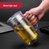 Fuguang Double Wall Borosilicate Glass Tea & Water Bottle with Infuser