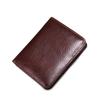 Handmade Genuine Leather Men's Wallet: Short Retro Card Holder & Coin Purse, Multi-Card Layer, Anti-Magnetic Cowhide Bag