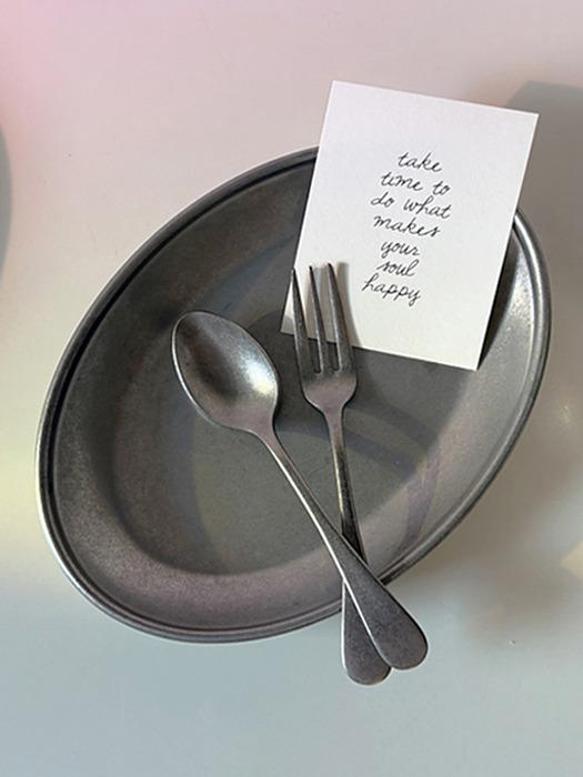 FUNNY KITCHEN Ageda Stainless Steel Teaspoon Tea Fork Tea fork