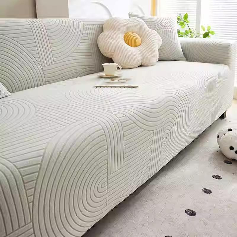 

Высокоэластичный флисовый чехол для дивана, всеобъемлющий универсальный чехол, новинка 2025 года, гофрированный рулон, защита от царапин кошек, чехол для дивана, трансграничный 45 * 45cm pillow cover [without core]