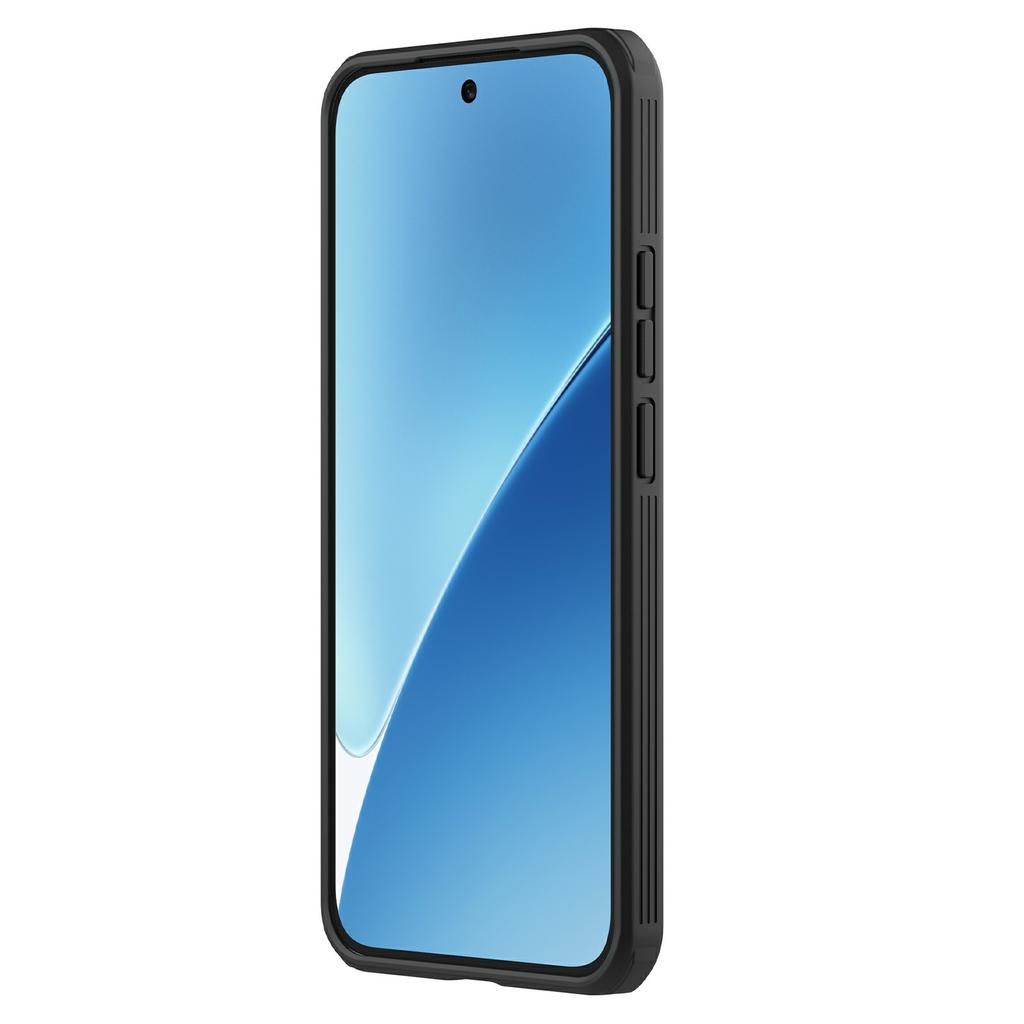 NILLKIN Camshield Pro Serisi Xiaomi 15T İçin Kılıf TPU + PC Şeffaf Siyah Kamera Kaydırıcılı Telefon Kılıfı