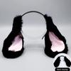 Soft Bunny Ears Headband Fur Hair Accessories Boho Plush Headwear  Photo