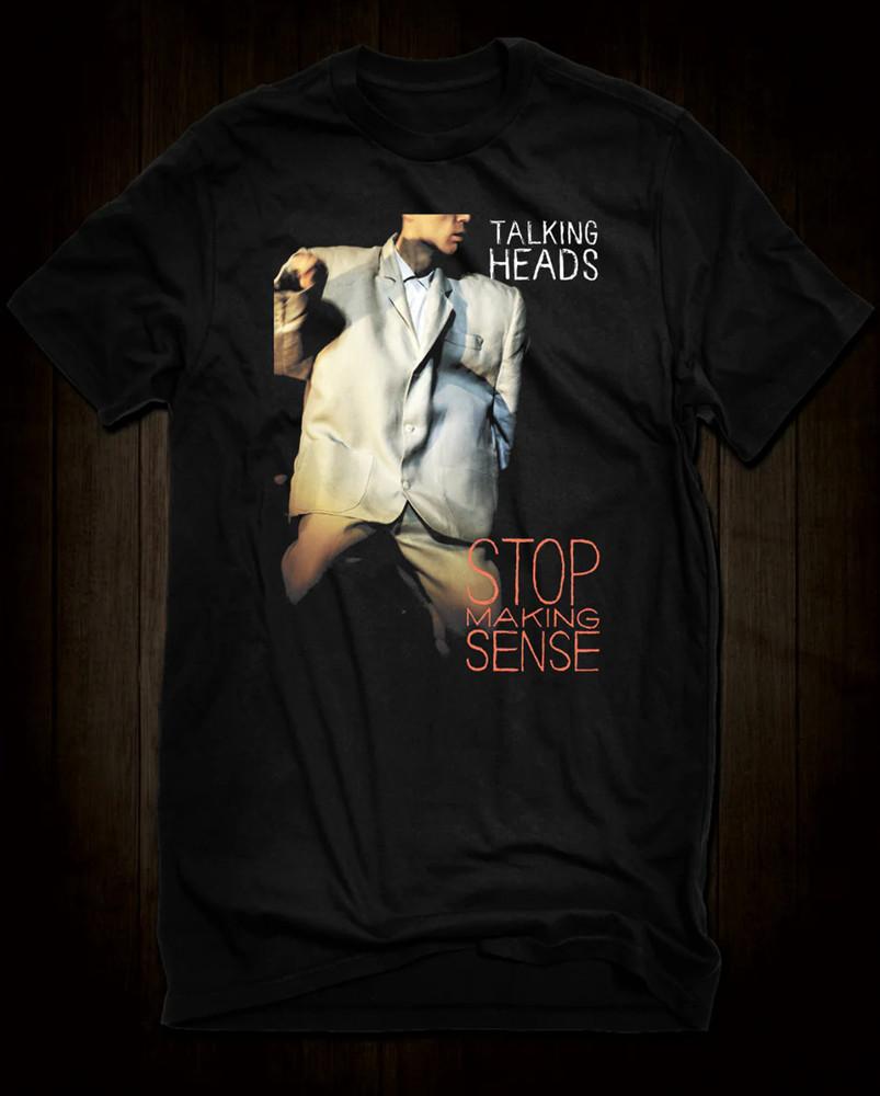 Talking Heads band Stop making sense black T-shirt Short sleeve S-5Xl Unisex T-Shirt XL