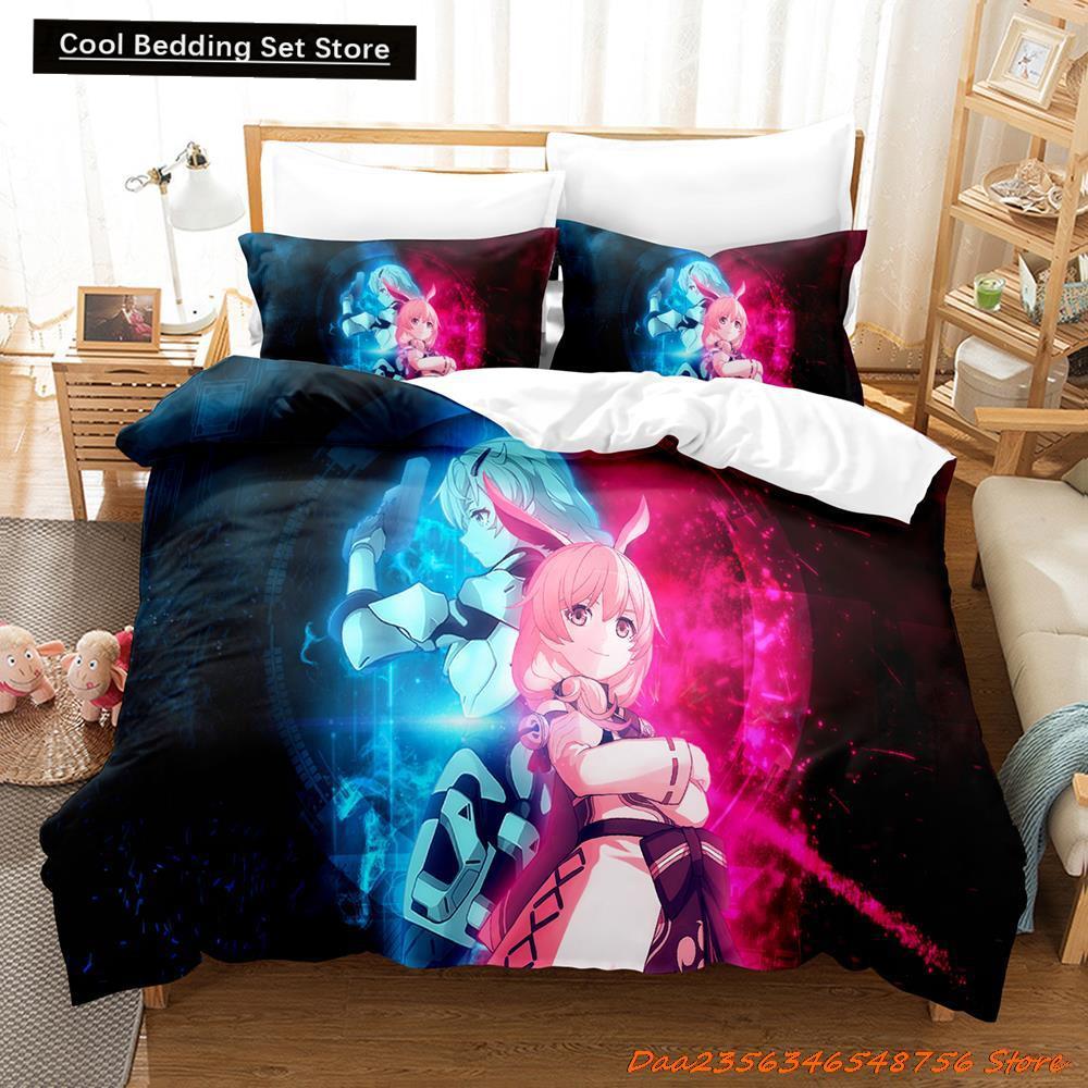 Spel Honkai Impact 3 Sängkläder Set Enkelsäng Tvilling Full Queen King Size Sängset Vuxen Barn Sovrum Påslakanset Anime Lakan Set