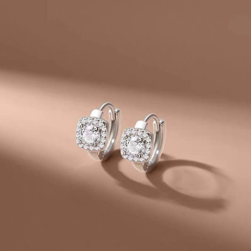 925 Sterling Silver Hoop Earrings: 2025 Modern Niche Design - Elegant & Luxurious for Women