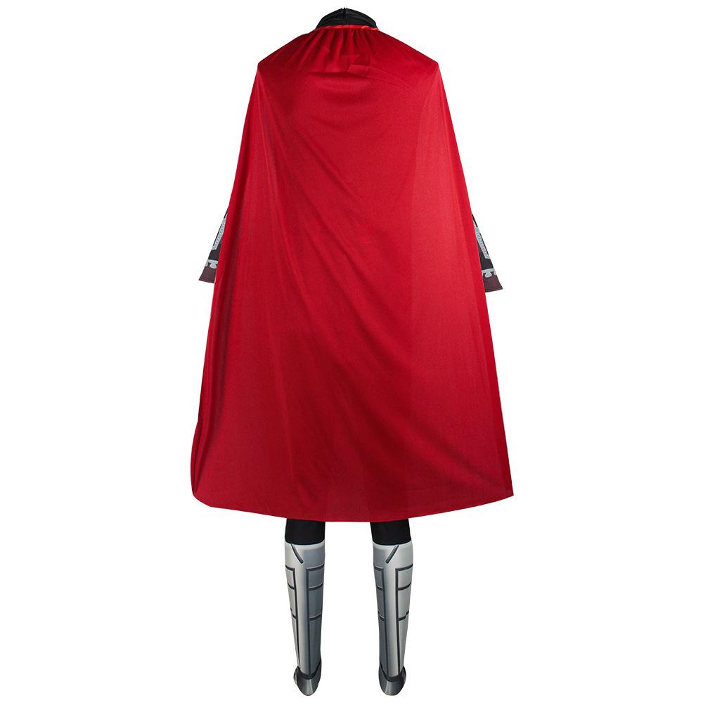 Costume Cosplay Thor Love and Thunder Thor Jane, Tuta Halloween per Bambini e Adulti