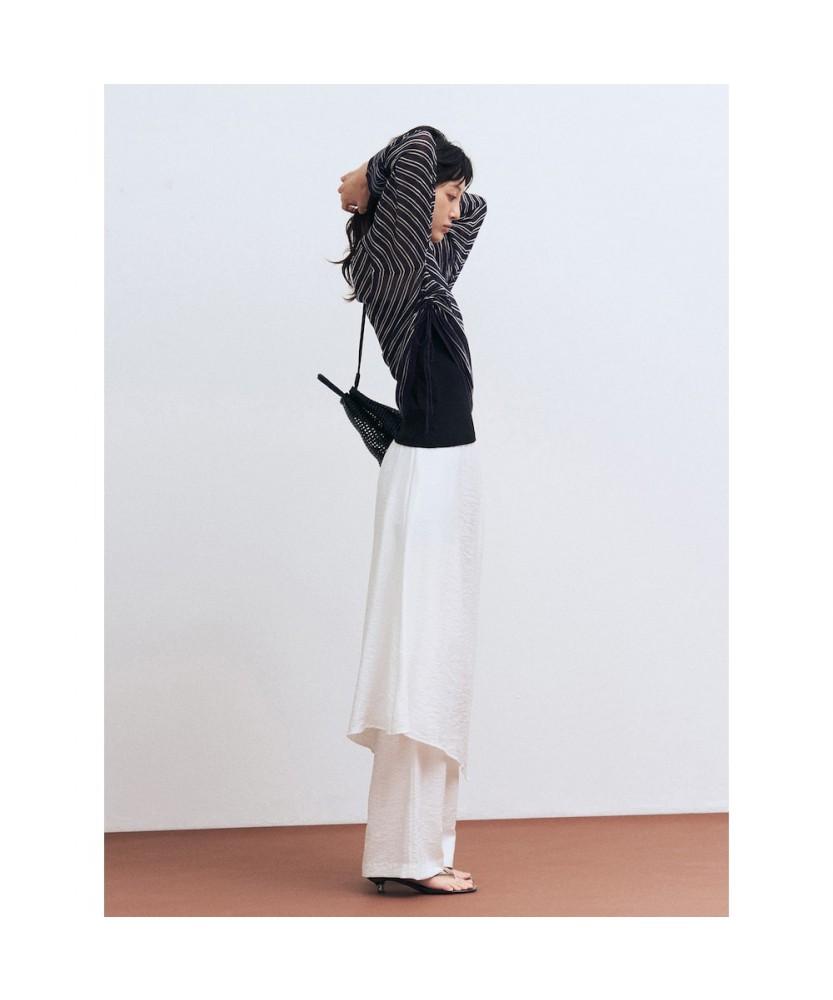 8SECONDS Layered Skirt Pants White