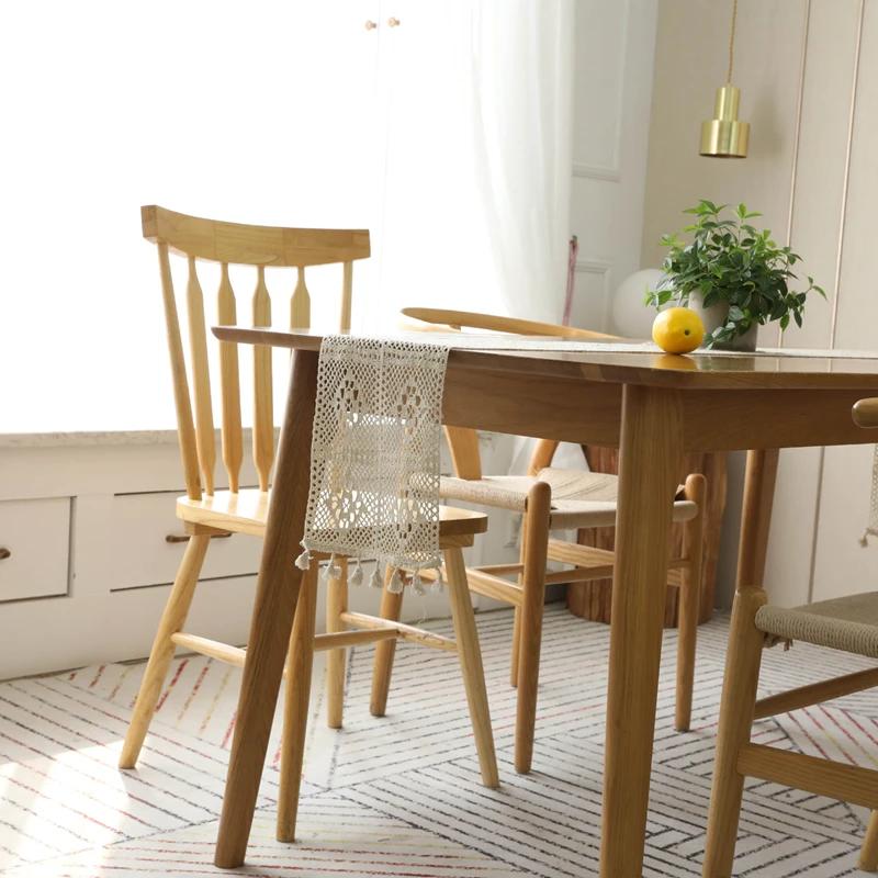 24*350cm Table Runner Lace Table Cover Chair Sash Dinner Banquet Baptism Christmas Wedding Party Embroidered Table Decor