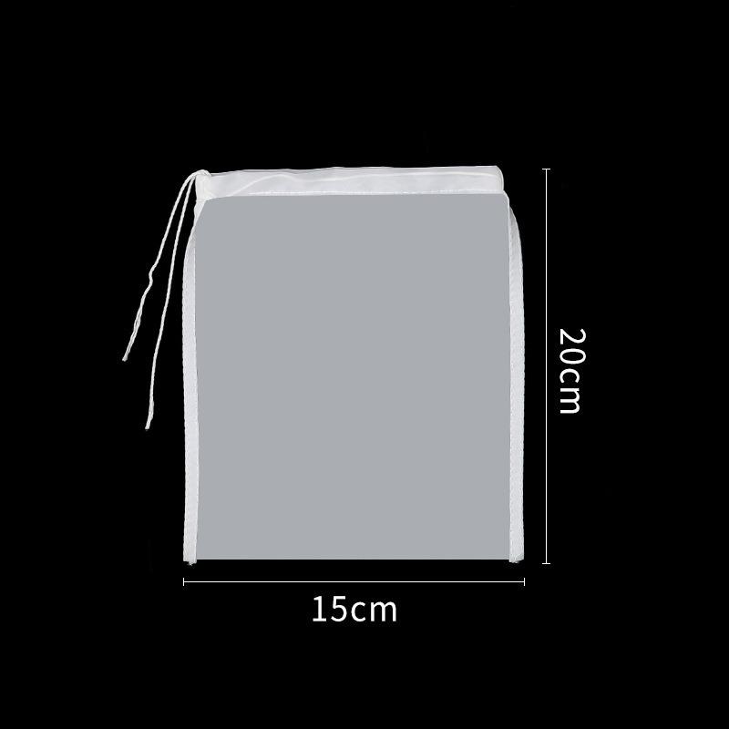 

1pcs Thickened Reusable Nylon Filter Bag, Special For Domestic Soybean Milk Wine Brewing, Fine Mesh Water Filter 15*20cm