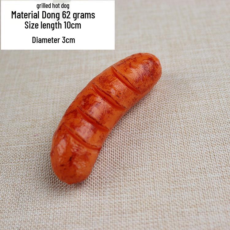 Simulated Hot Dog & Cheese Pull-out Stick Props - Internet Celebrity Snack Ornaments