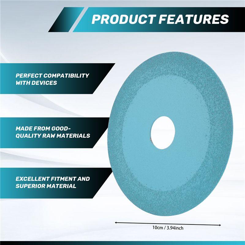 Aug. Glass Cutting Disc, Saw Blade Wheel Glass Cutting For Angle Grinder,4Inch Ultra-Thin Diamond Saw Blade Wheel