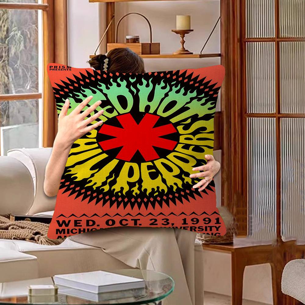 RRed Hot CChili Peppers Pillow Gift Home Office Decoration Pillow Bedroom Sofa Car Cushion CoverPillow Case