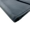 CELINE Circle logo leather Tri-fold wallet Navy leather Used