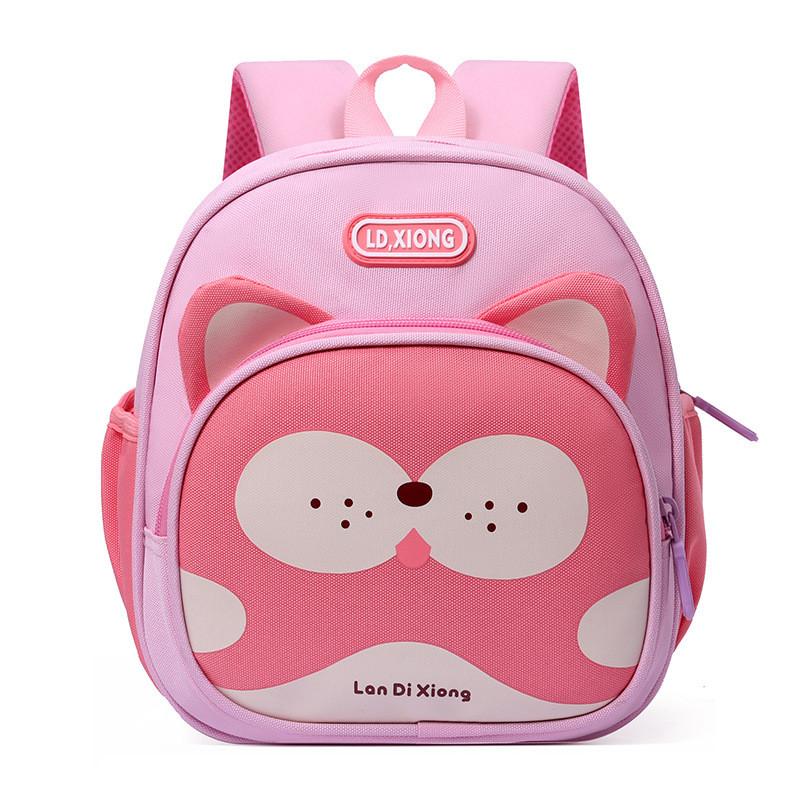 Pattern Cartoon Alphabet Kids Backpack With Comfort Oriented Shoulder Design