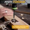 T7-T50 Torx Head Impact Screwdriver Bits 1/4" Hex Shank Magnetic No Hole Tamper Proof 6 Point Star Screw Driver Bits Power Tools