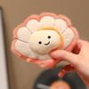 Cartoon Marine Life Plush Magnet Set With Pp Cotton For Refrigerator Decor