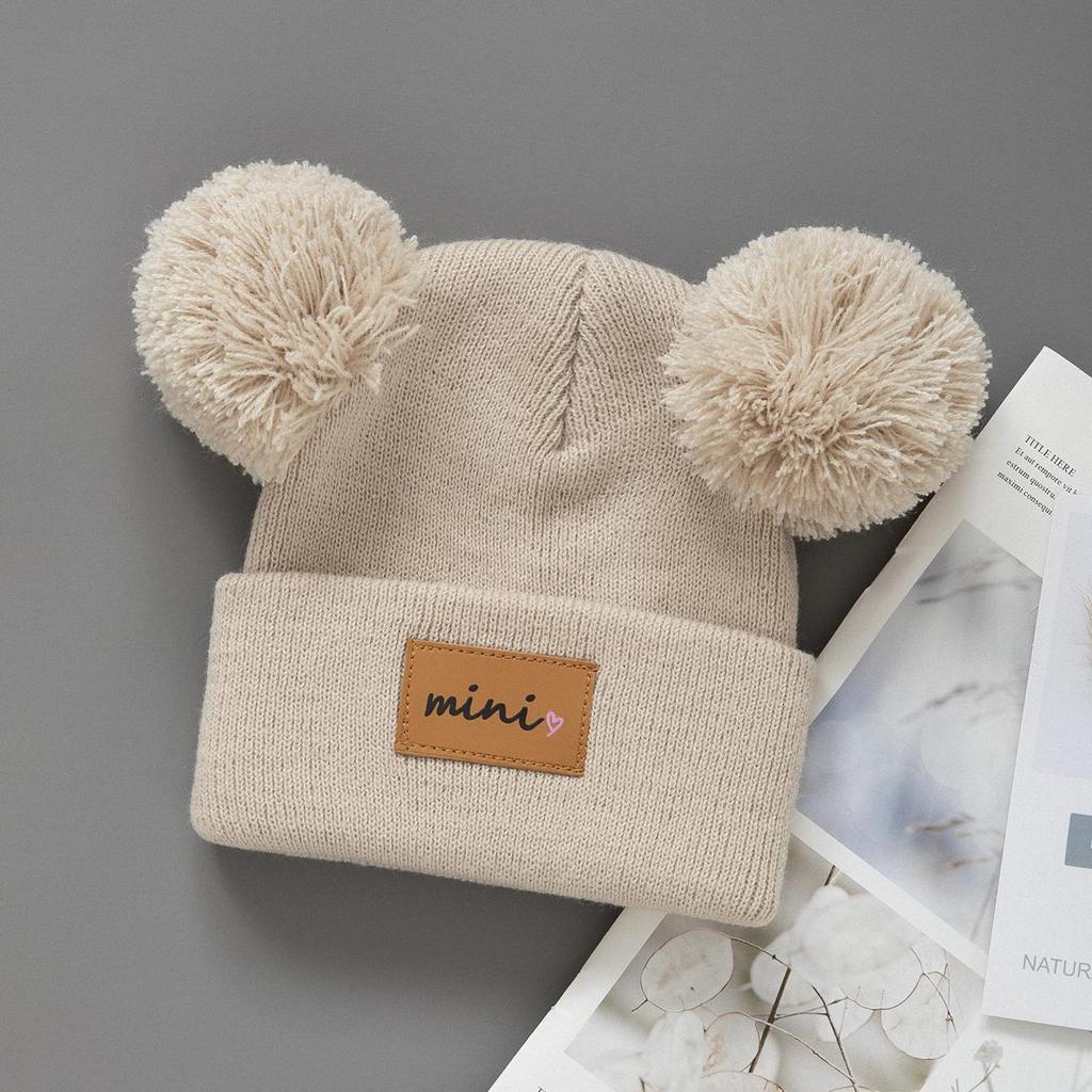1/2 Stück Neugeborenes Baby Wintermütze Kinder Beanie Mütze für Mädchen Jungen Säuglingszubehör Kinderhüte Elastisch 0-3J Kleinkind Mädchen Jungen Mütze