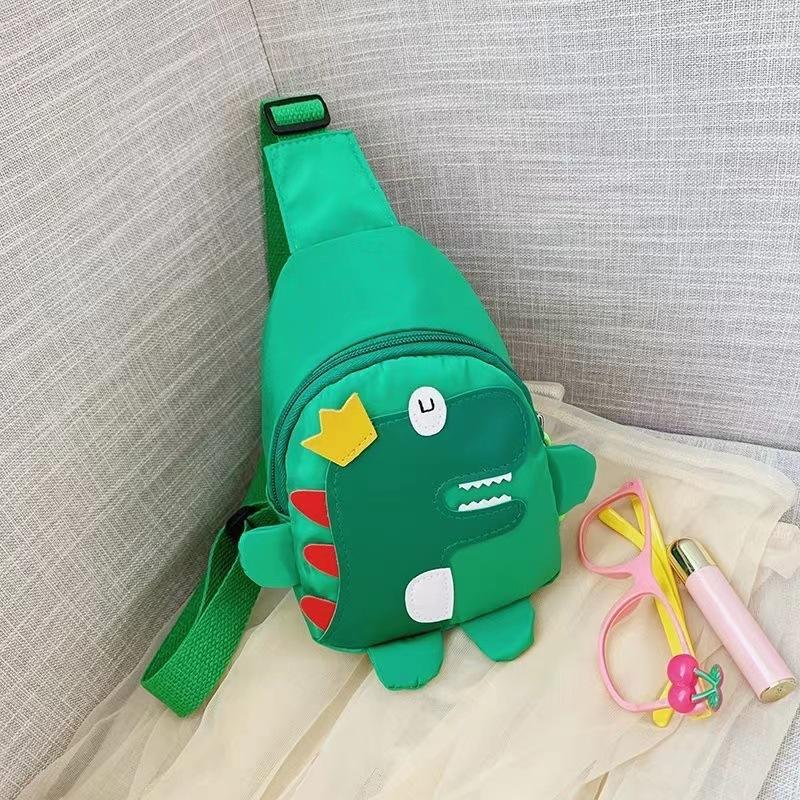 2026 new children's bag backpack dinosaur boys and girls cute princess baby fashion breast bag crossbody bag