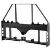 Skid Steer Pallet Fork Frame, 1814 Kg Rated Capacity, 115 Cm Pallet Fork Frame Attachments with 50.8 Mm Hitch Receiver & Spear Sleeves, Fit for Quick