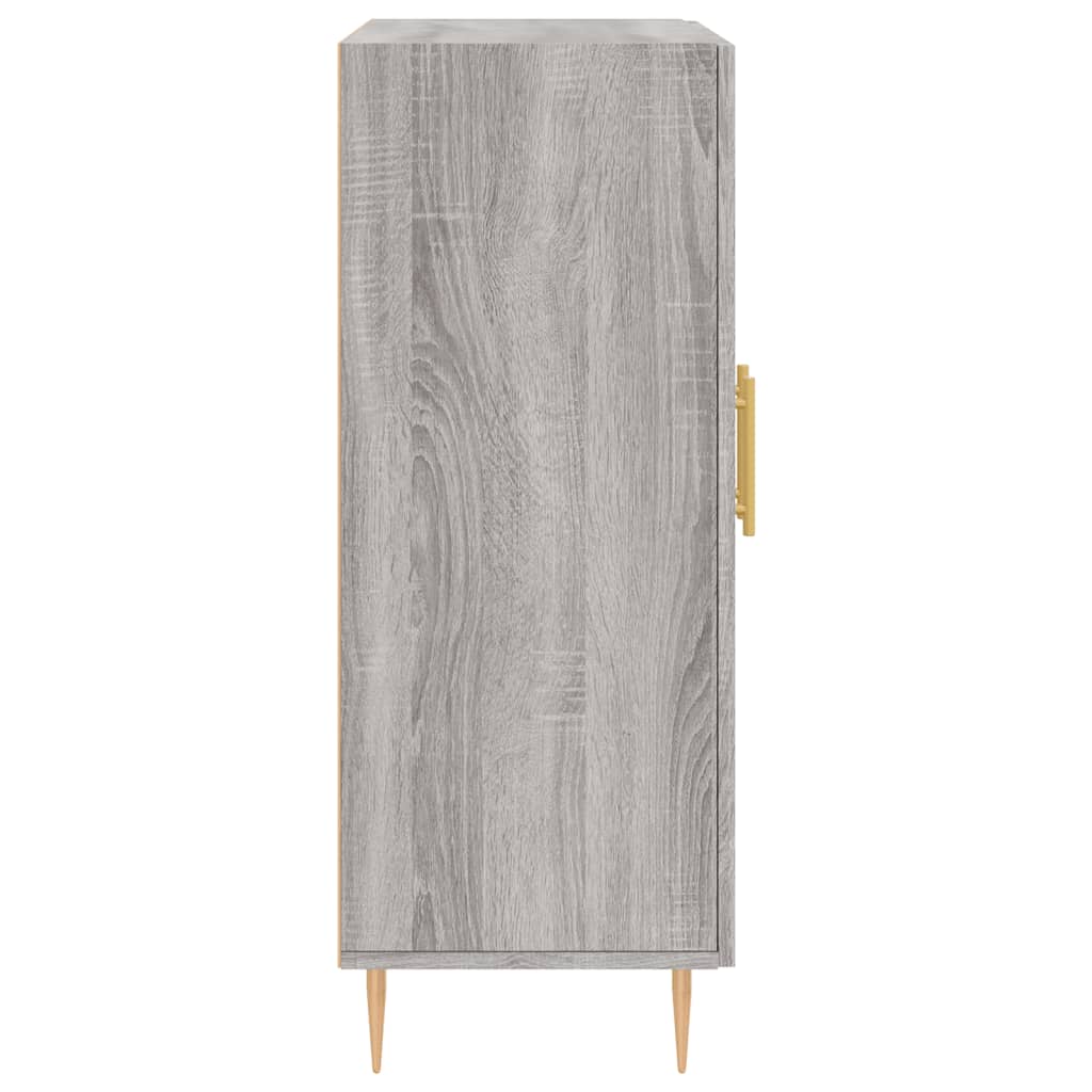 Vidaxl Cabinet, Sonoma Grey Oak, 69.5X34X90Cm, Wood-Based Material