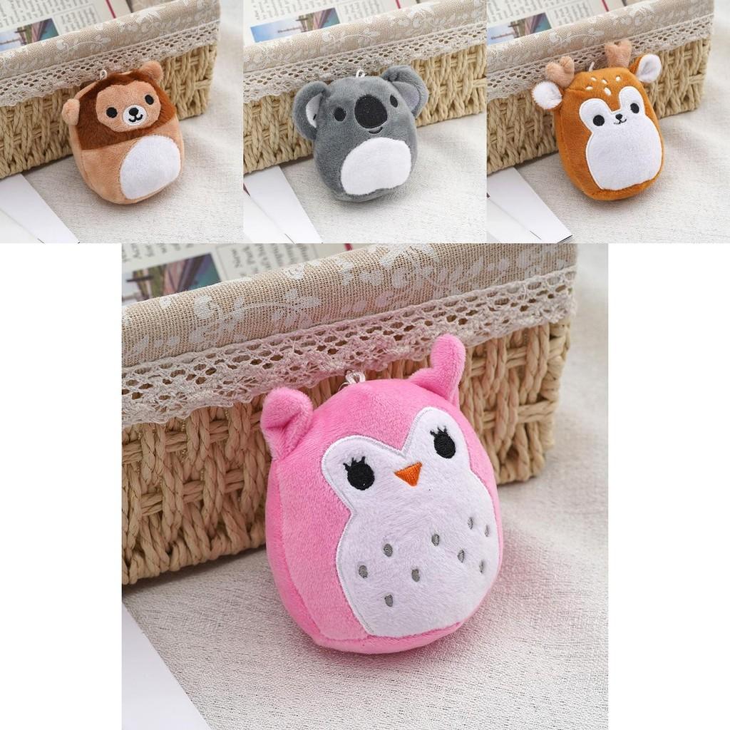 Cozy Squishallow Keychain Bear Plush Toy For Children Gift