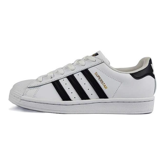 Adidas Originals SUPERSTAR Shell Head Slip Resistant Abrasion Resistant Low top Skateboard Shoes Unisex White EG4958(Team352-)
