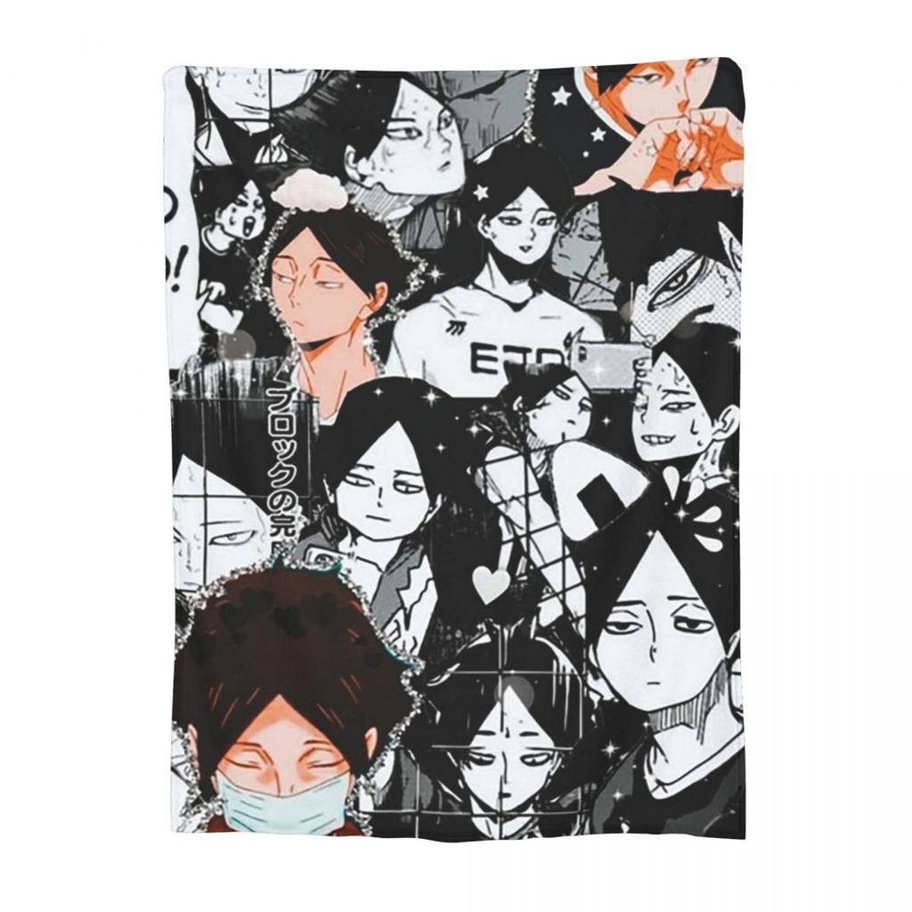 Suna Rintarou Manga Collage Blankets Fleece Breathable Sofa Throw Blankets For Home Bedroom Office Throws Bedspread Quilt