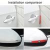 WMZW4 Car Sticker Door Edge Guards for Skoda Rapid Vision Superb Fabia Kodiaq Karoq Octavia RS Yeti Protection Strip Scratch Collision