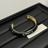 Classic Retro Opening Bangle French Style Women's Hand Bracelet Simple Woman Cuff Bracelet  Jewelry