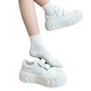 Zhao Ruth Ins Wind Campus Wind Thick Sole Light Soft Velcro Muffin Baseplate Shoes Tide