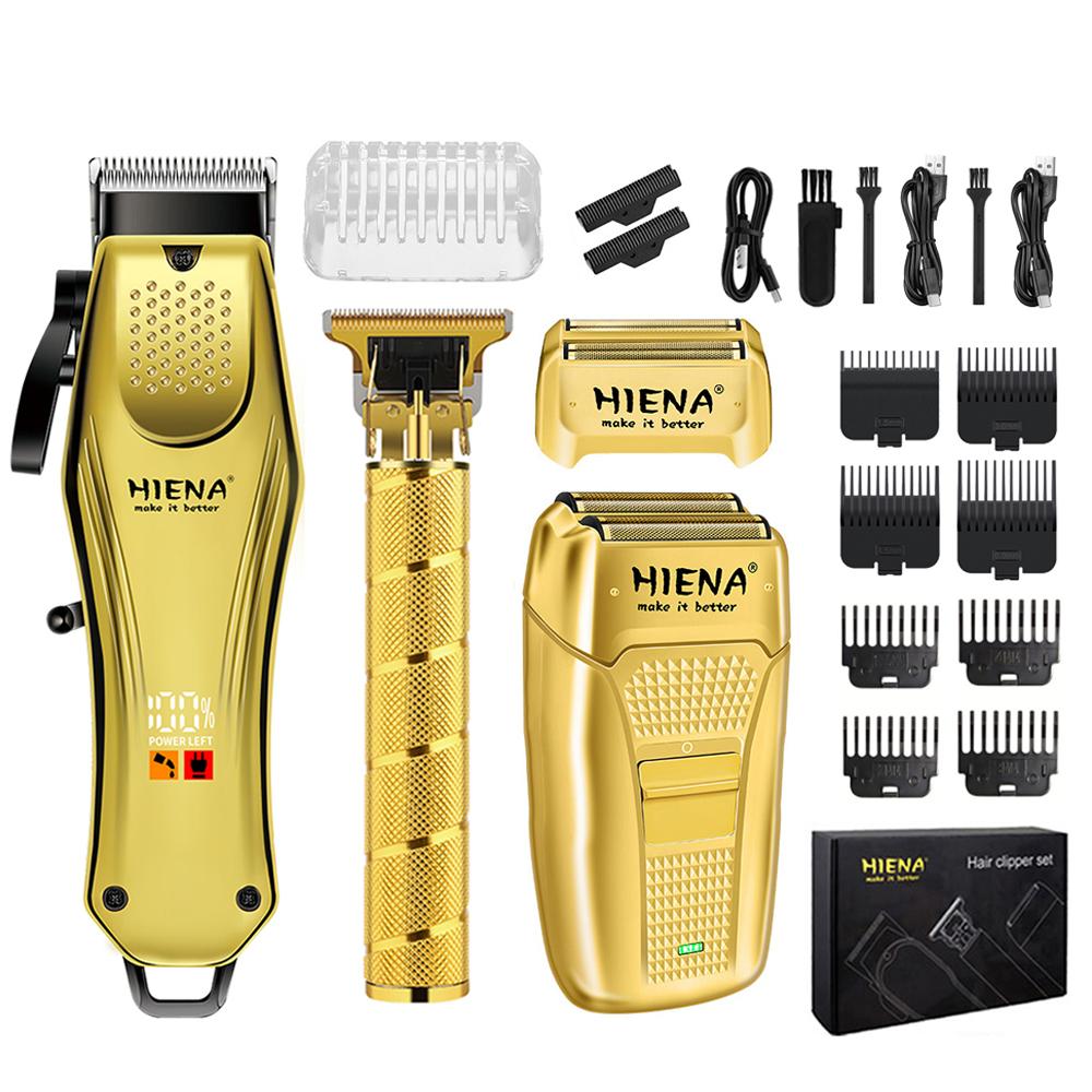 Hair Cutter Hair Clipper Set for Men Professional Salon-Grade Electric Clippers Digital Display USB Rechargeable New Year Gift