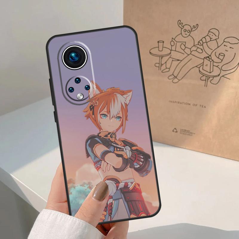 Genshin Impact Gorou For Honor Magic 8 Pro 5 6 7 Lite Case For Honor Win RT 200 400 50 70 90 X8b X9a X9b X9c X9d