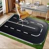 "Race Track Play Mat for Kids - Outdoor Fun, Safe & Durable"Office Mat Perfect for Home Decor Office Desk Chair Rugs Chair Carpet for Office