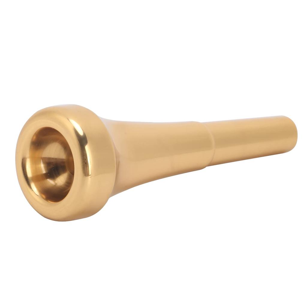 Trumpet Bright Brass Mouthpiece for Deformation Musical Instrument Brass Material Mouthpiece, Tone, Beginners, Resistant, Practice, Part, (3C)