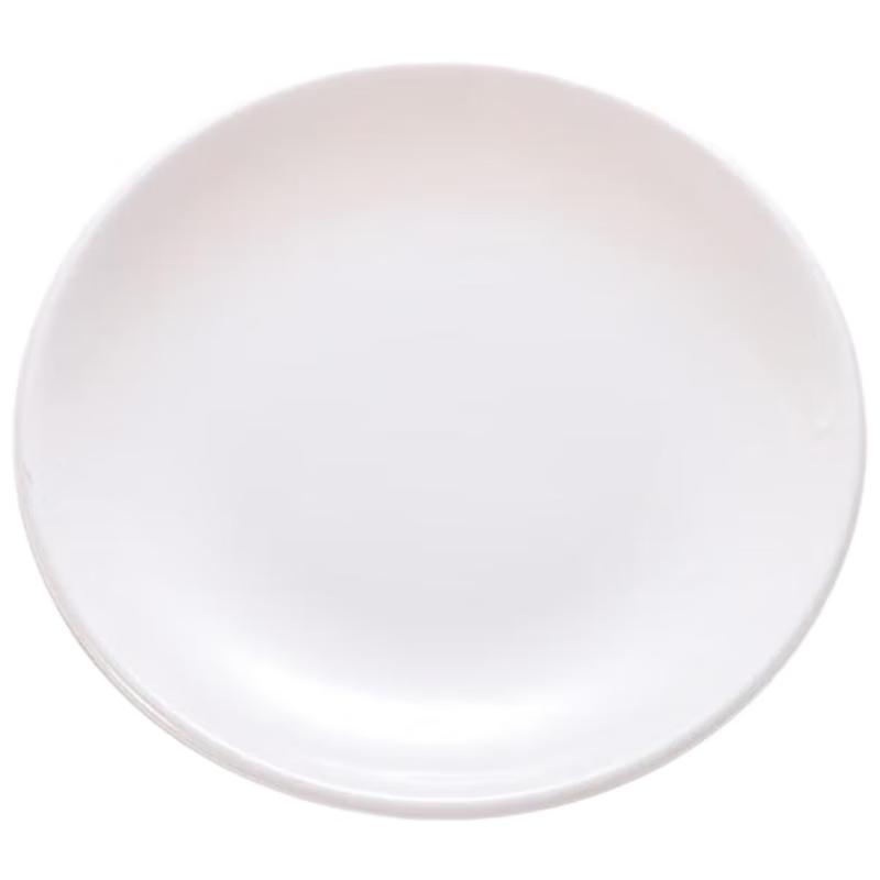 Huihuang White Melamine Round Dinner Plate