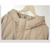 Oversized Thicken Down Jacket Women Winter Retro Hooded Coat Warm Parker Overcoat
