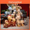 New Year Zodiac Horse Plush Stuffed Animal With Pp Cotton Filling For Festive Decor And Gift