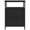Nightstands 2 pcs. Black 44 x 45 x 60 cm Engineered Wood
